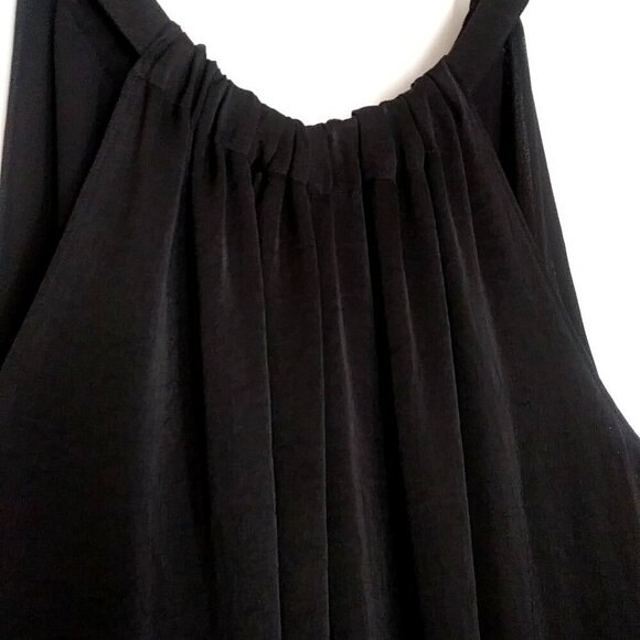 🖤 Title: Lewit Black Wide Leg Jumpsuit – Size 8 Sexy, Sleek & Pocket-Perfect - Picture 5 of 13